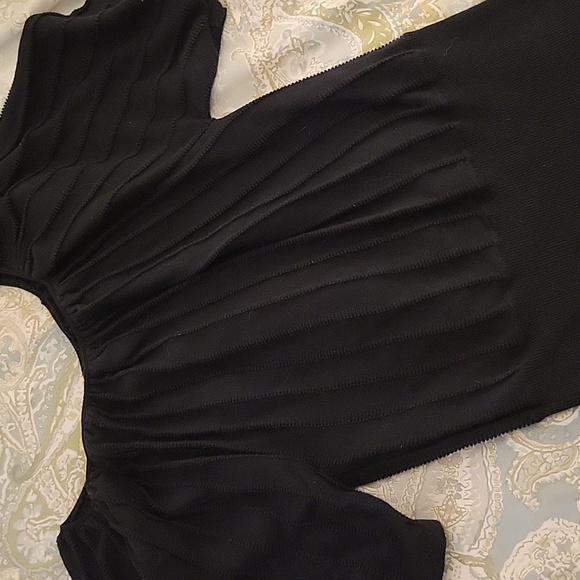 PUFF SLEEVE RIBBED TEXTURE KNIT TOP - Picture 4 of 8